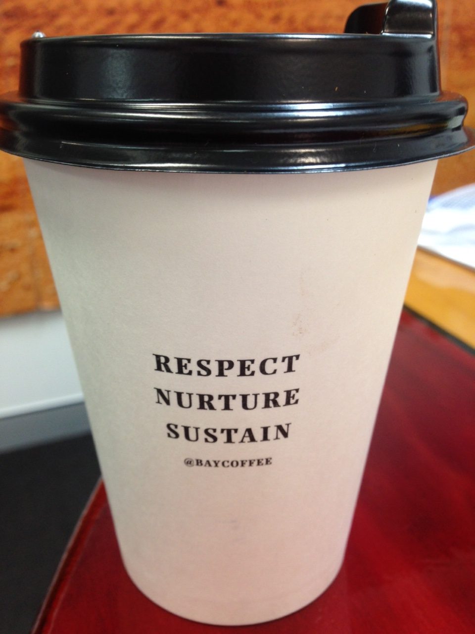 Inspiration from a coffee cup